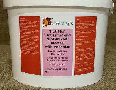 Womersleys Range Coloured Hot Mixed Lime Mortar Mix