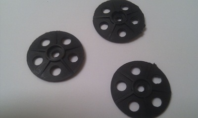 Woodfibre board Washer Fixings for wood screws