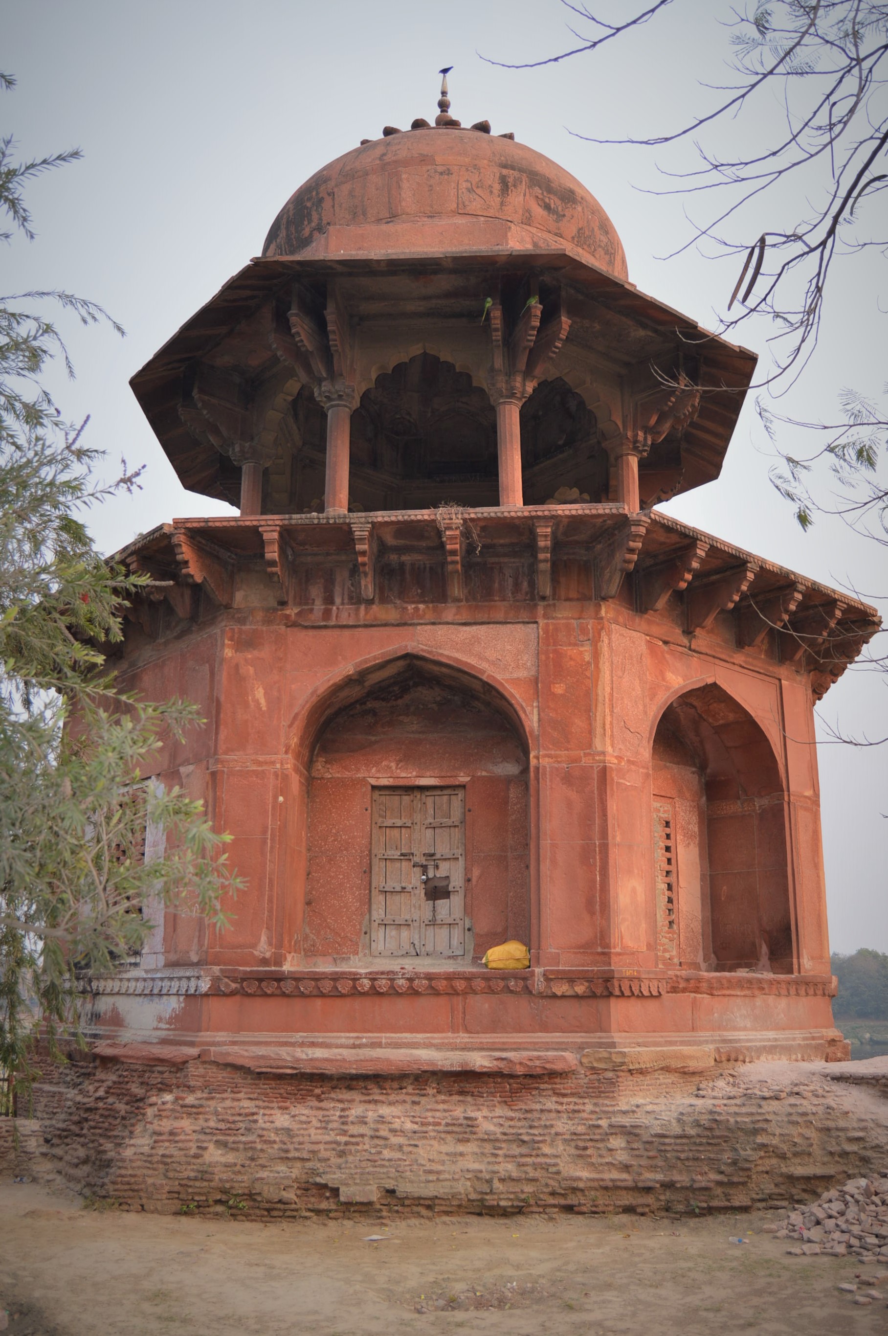 Garden Corner Tower circa 1650, Agra