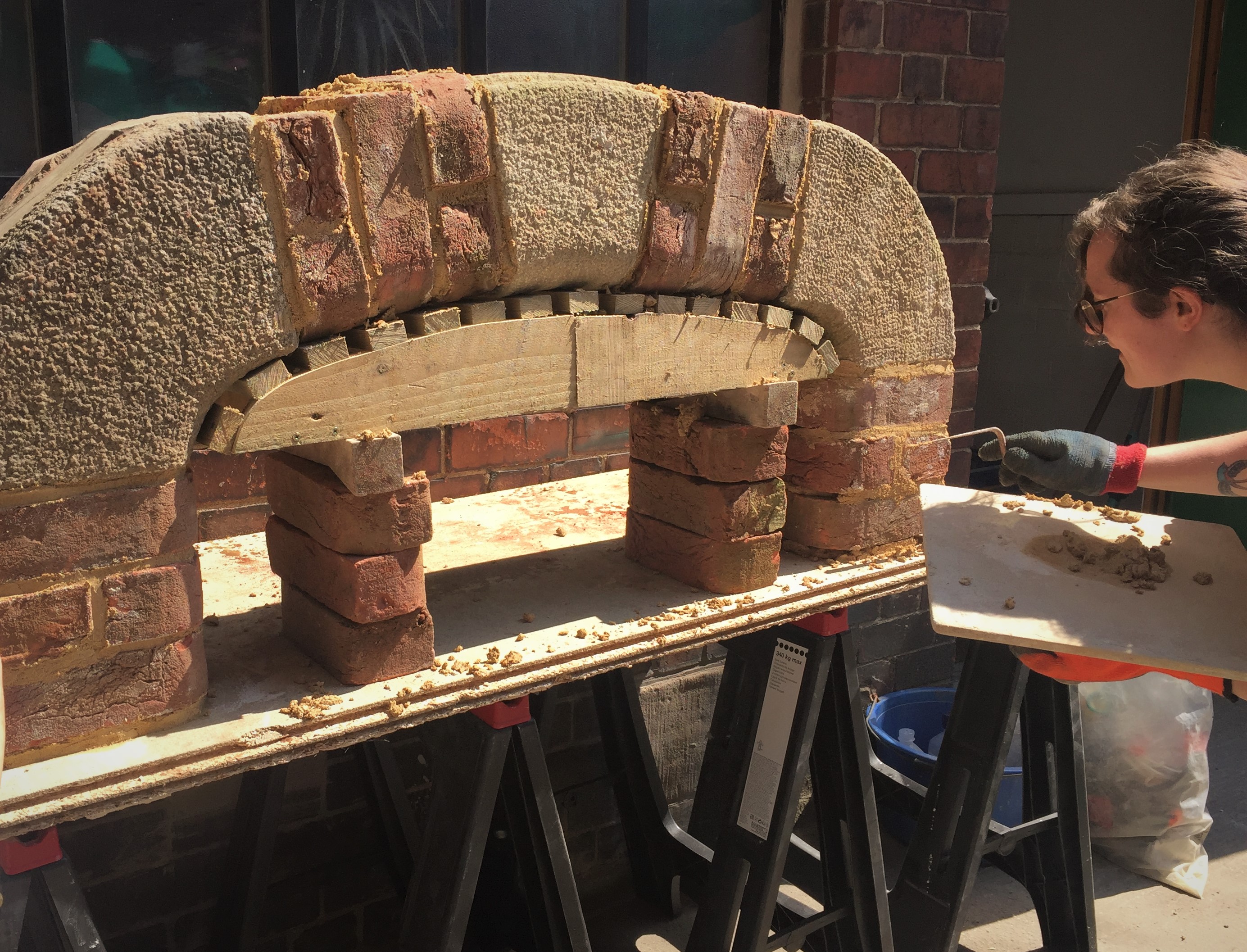 Creating Formwork and Constructing an Arch
