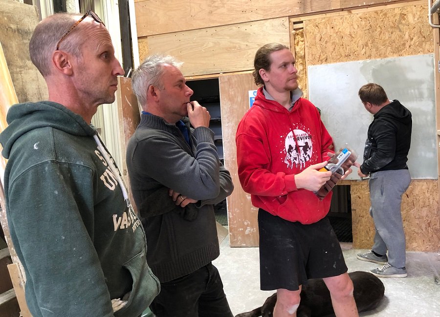 Ryedale Plasterers honing their skills & techniques
