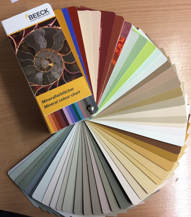 Beeck Painted Colour Chart Swatch Womersleys Shop