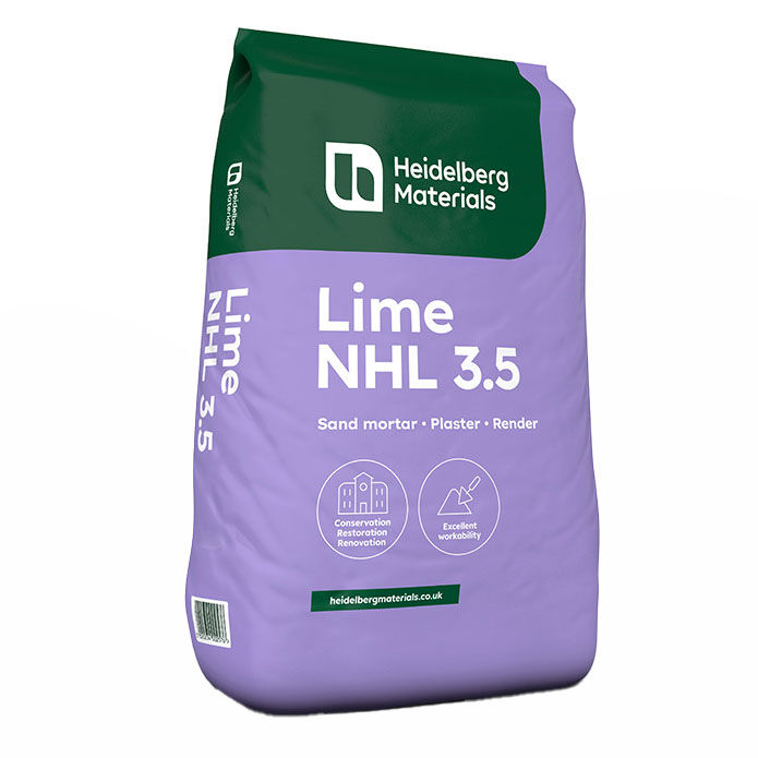 Heidelberg Materials Natural Hydraulic Lime (NHL) 3.5 Grey 25kg